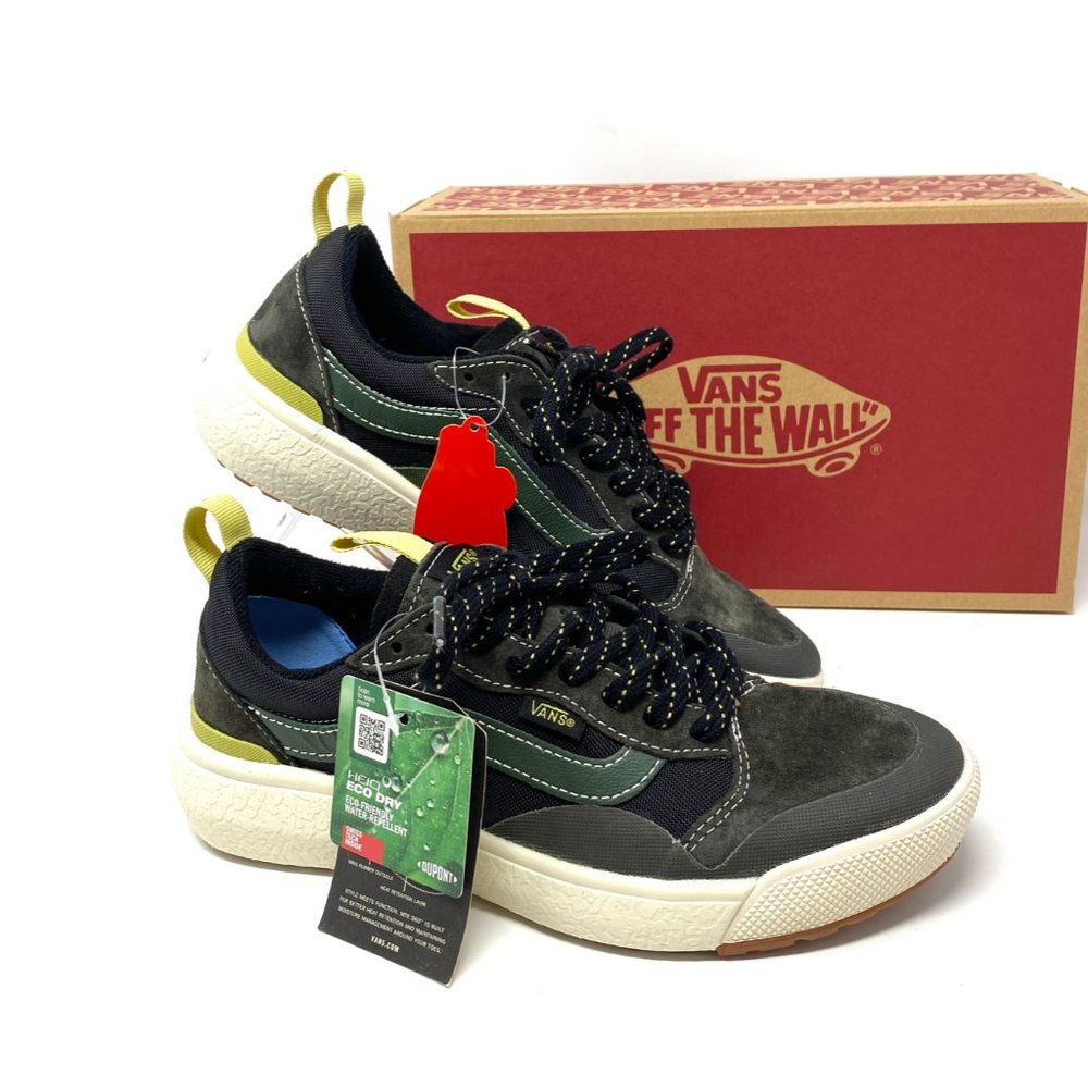 Vans Ultrarange Exo Women's Sizes 8.5 9.5 Black Olive Canvas Skate VN0A4UUP2WK - Picture 8 of 11